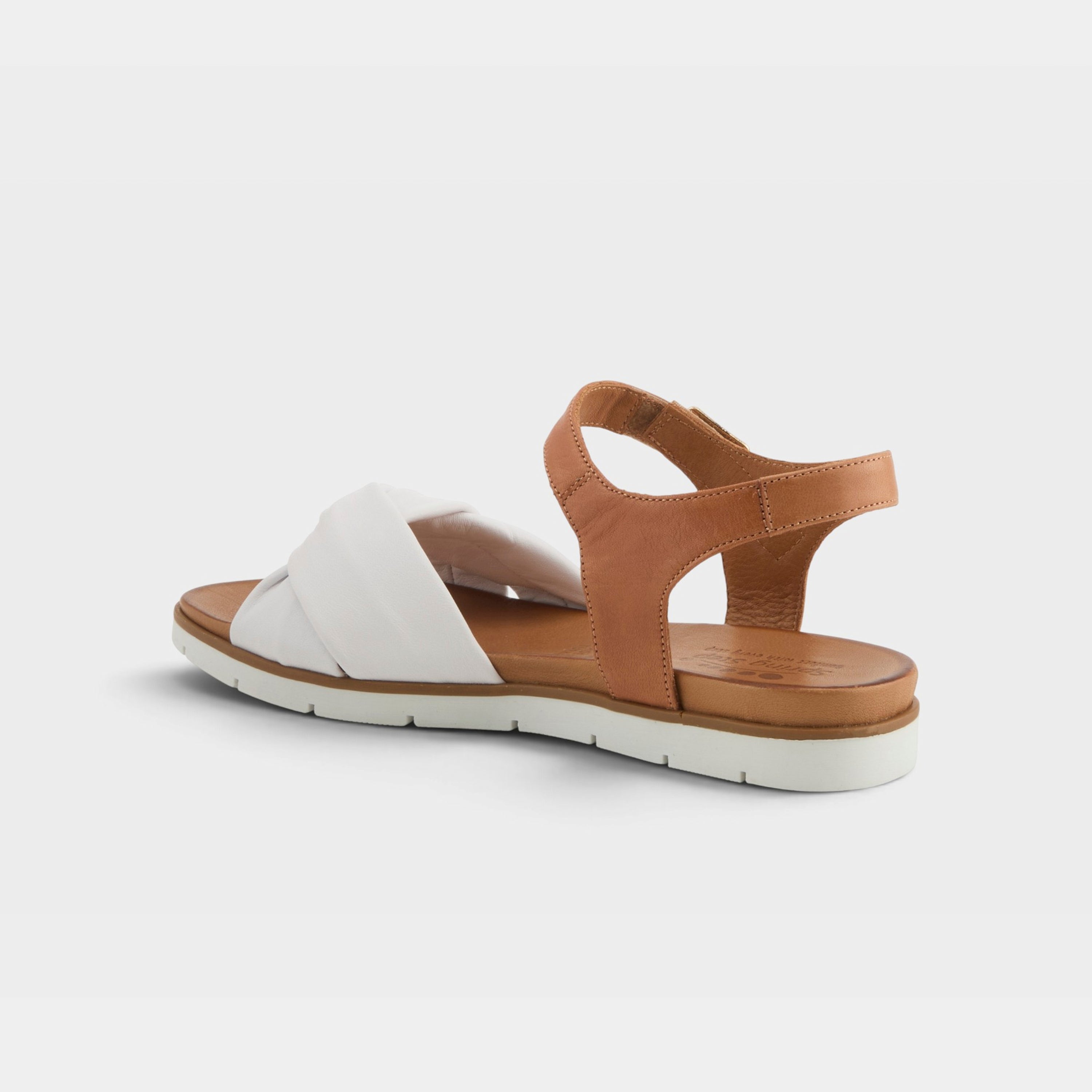 Spring Step Nihira White Multi Flat Sandal