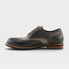 L'Artiste Men Niko Grey Multi Oxford Shoe