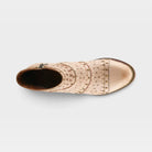 L'Artiste Niobe boots in Beige Multi, top view