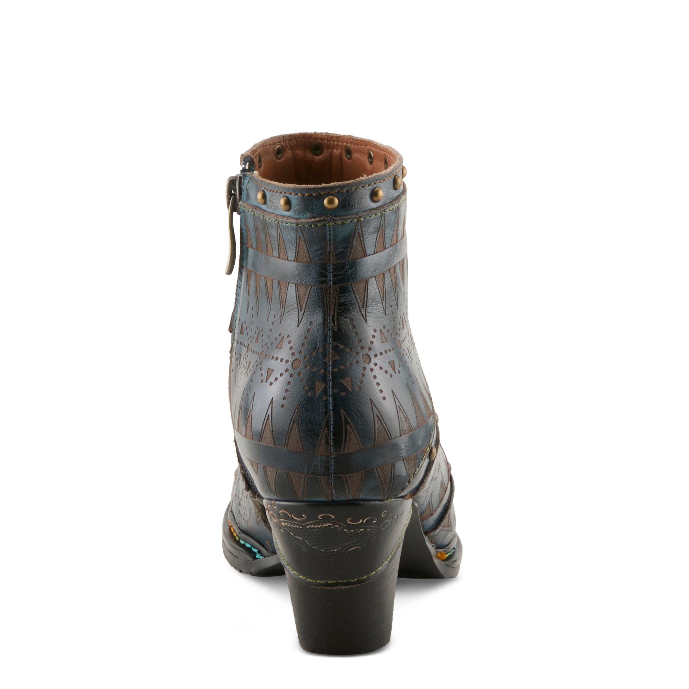 L'artiste Niobe Women's Leather Heel Boots - Spring Step Shoes