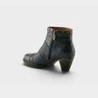 L'Artiste Niobe boots in Navy Multi, alternate angle view