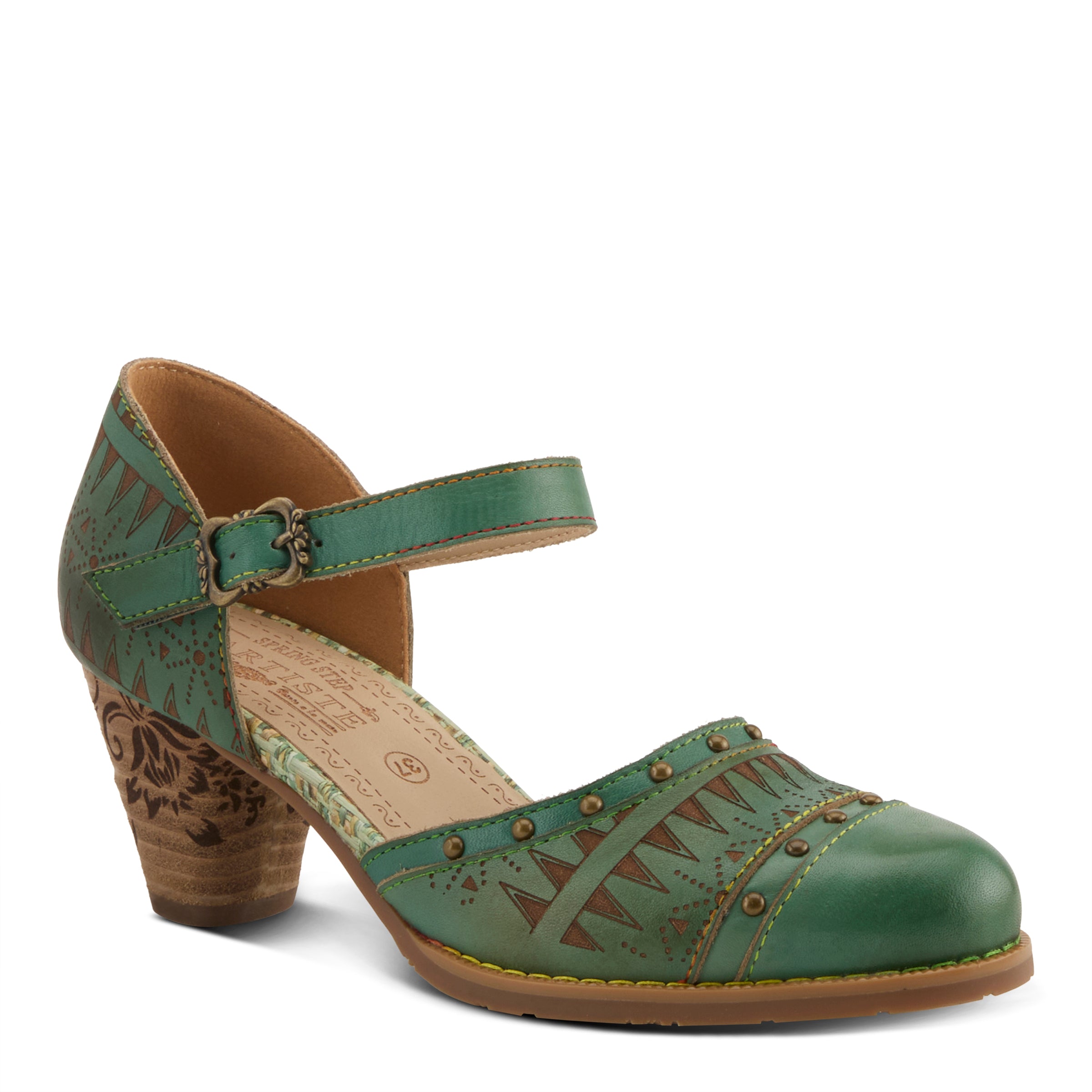 ルブラン Women's L'Artiste Niobella Mary Jane heel Shoes - Spring Step Shoes