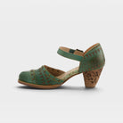 L'Artiste Niobella shoes in Green, side view
