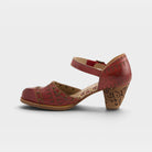 L'Artiste Niobella shoes in Rust, side view