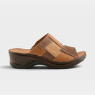 Spring Step Nivara Camel Multi Flat Sandal
