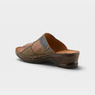 Spring Step Nivara Olive Multi Flat Sandal