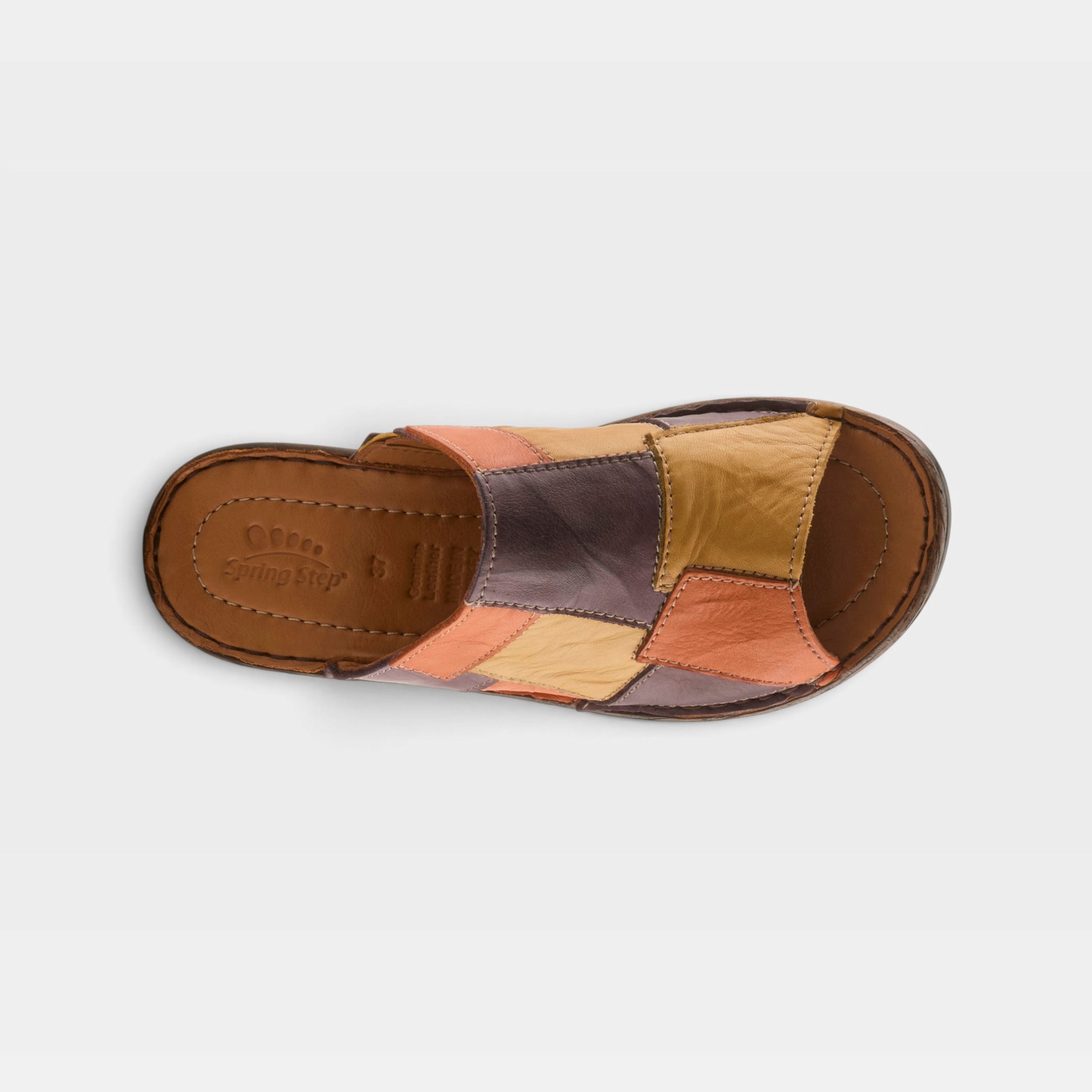 Spring Step Nivara Purple Multi Flat Sandal