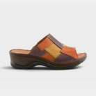 Spring Step Nivara Purple Multi Flat Sandal
