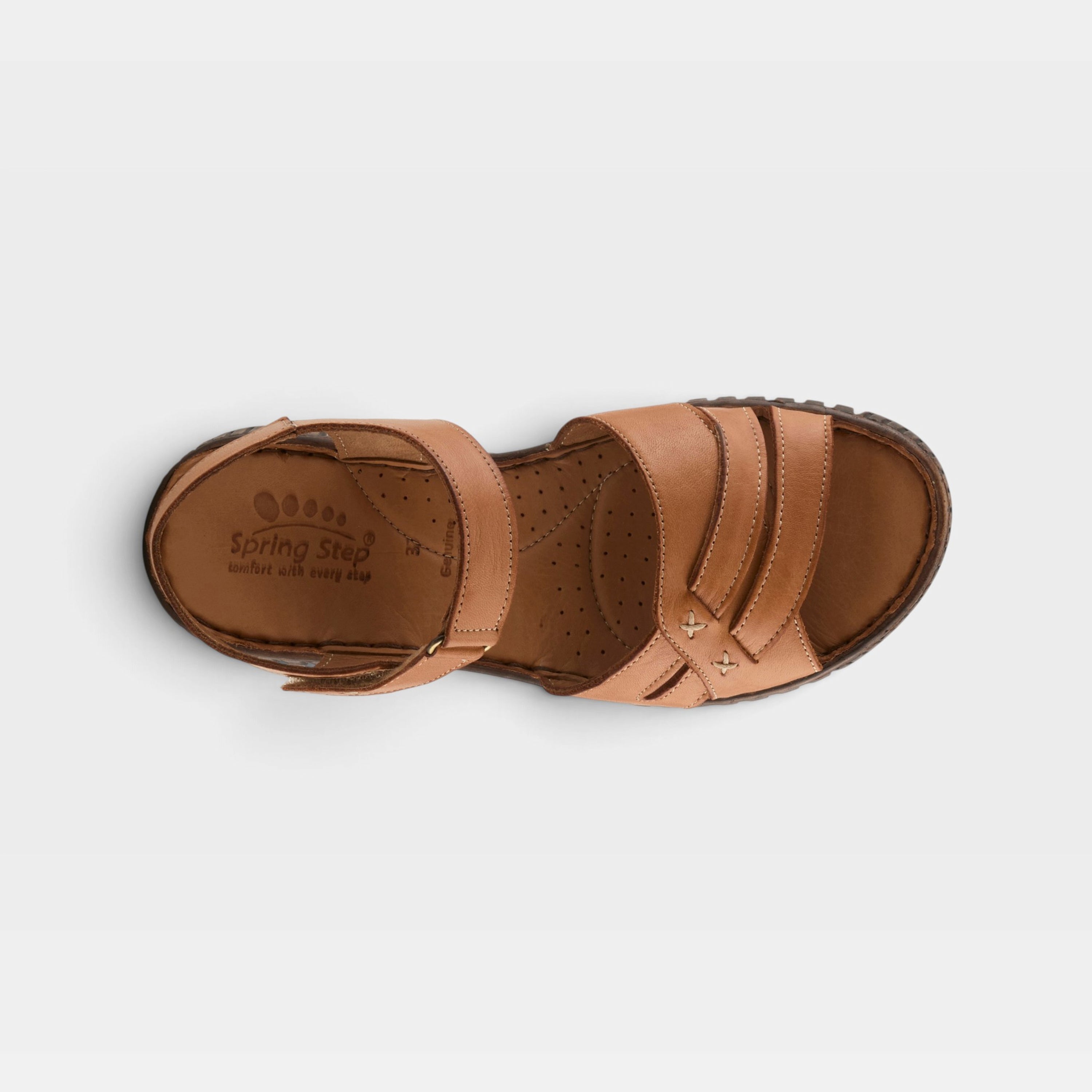 Spring Step Nochella Camel Strappy Sandal
