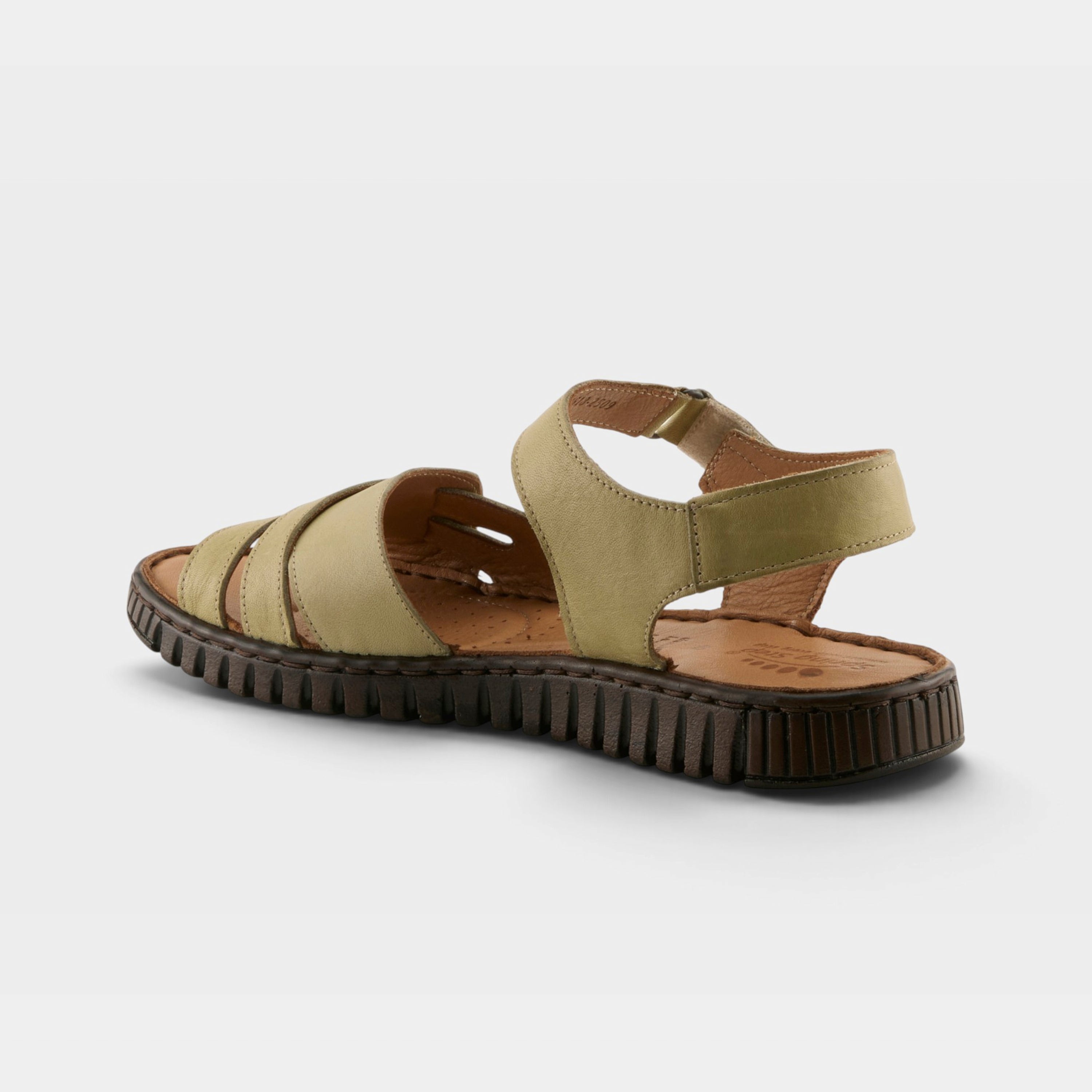 Spring Step Nochella Olive Green Strappy Sandal