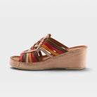 Spring Step Nokiah Blush Multi Wedge Sandal