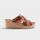 Spring Step Nokiah Blush Multi Wedge Sandal