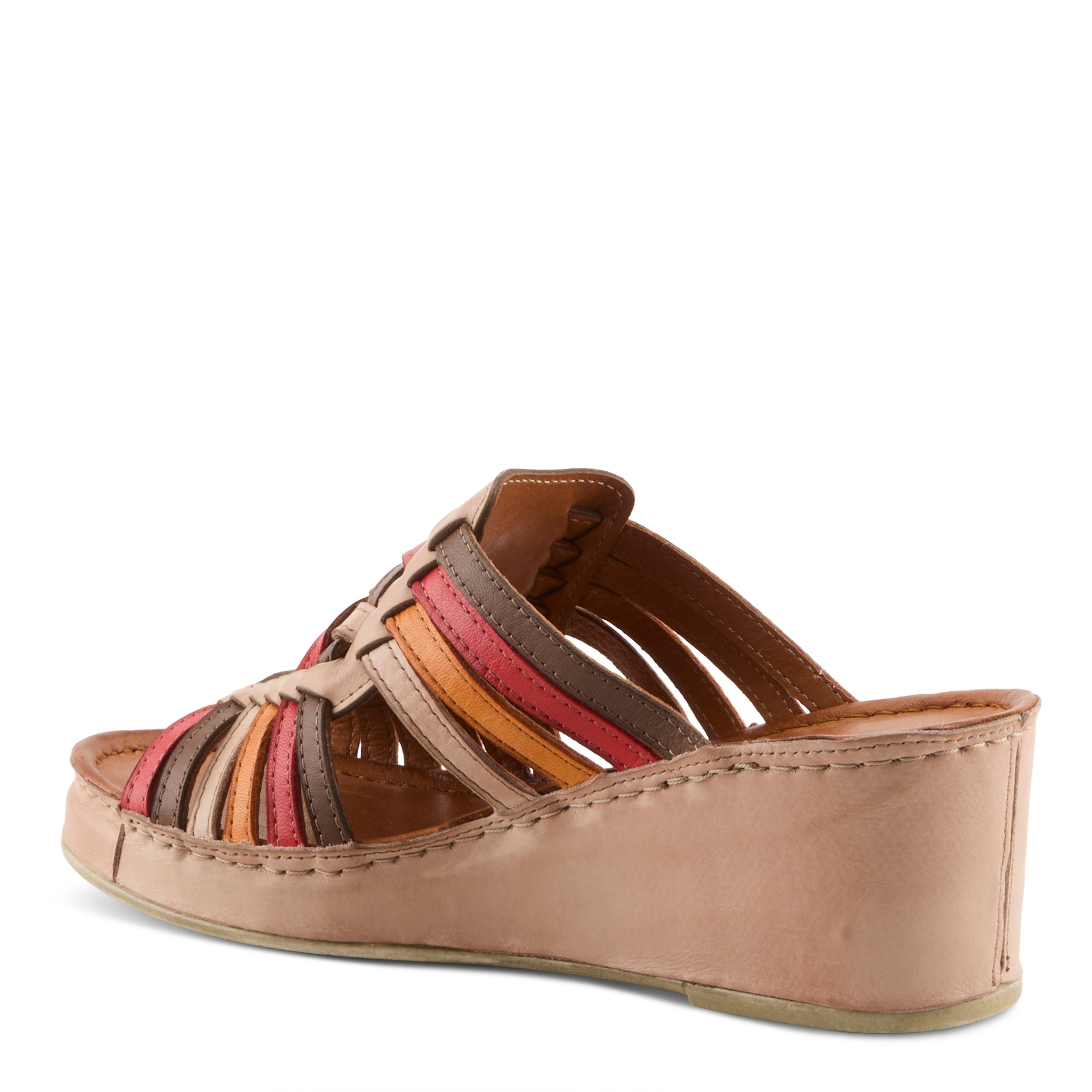 Premium Nokiah Wedge Mule Sandals for women - Spring Step Shoes