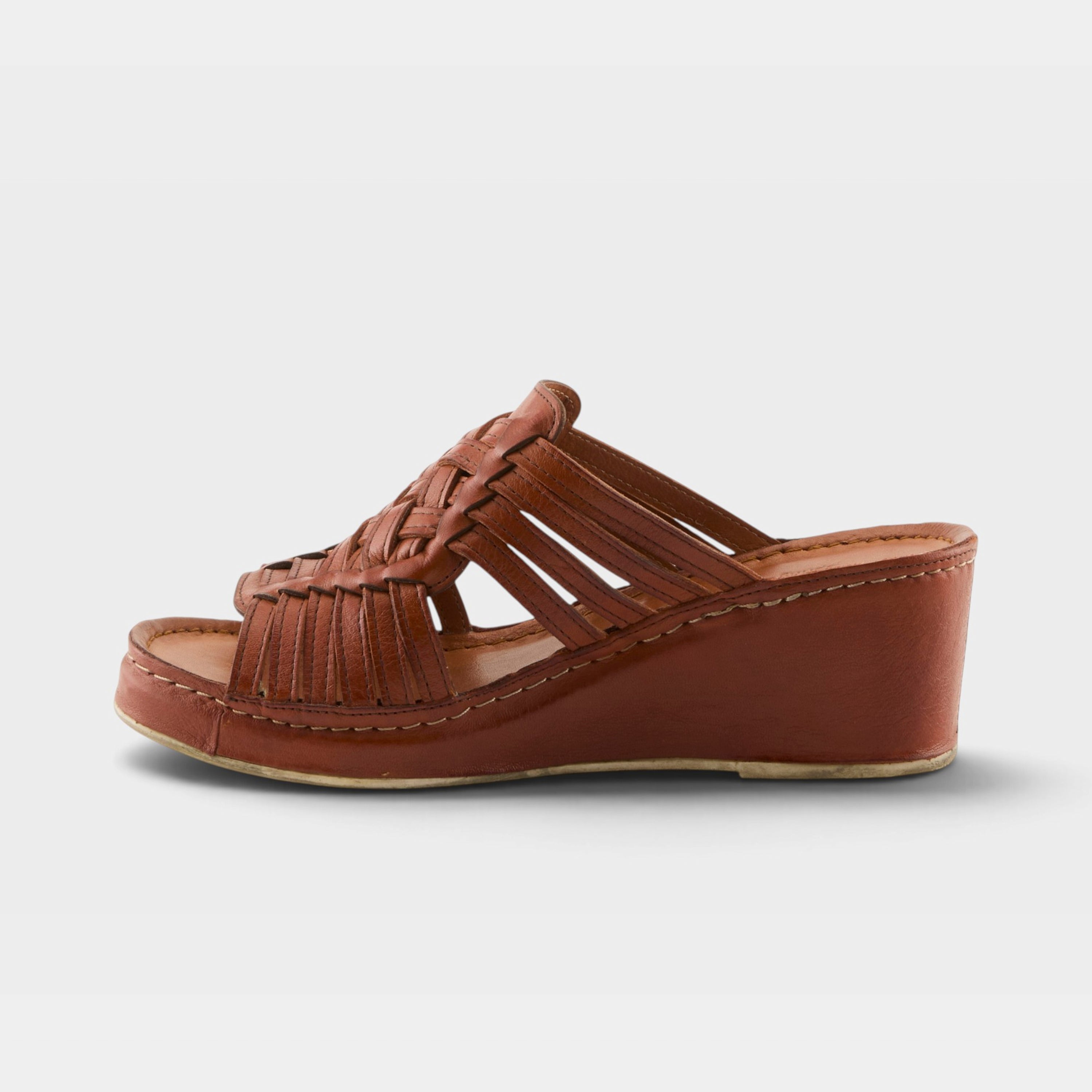 Spring Step Nokiah Cognac Wedge Sandal