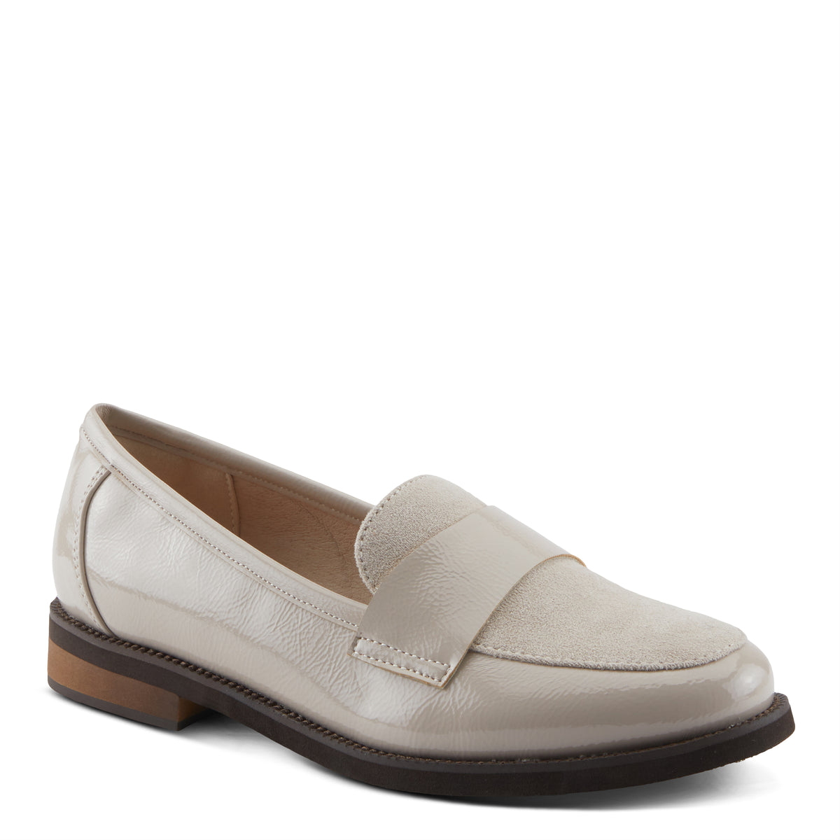 Patrizia PATRIZIA NOLDIN SHOES fashion shoe in beige patent with stylish fashion design