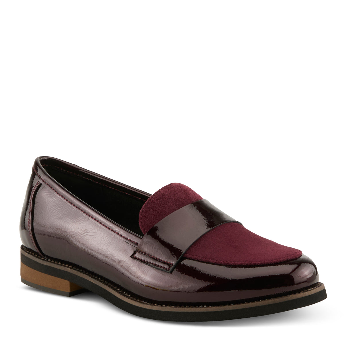 Patrizia PATRIZIA NOLDIN SHOES fashion shoe in bordeaux patent with stylish fashion design