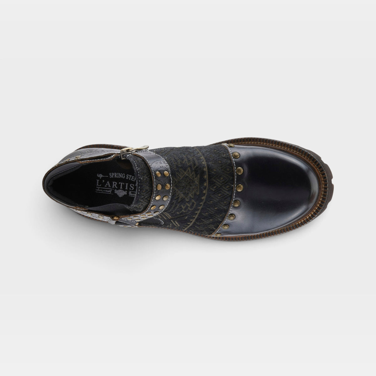 L'Artiste Noriella shoes in Black, top view