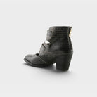 L'Artiste Notched-Nature boots in Black, alternate angle view