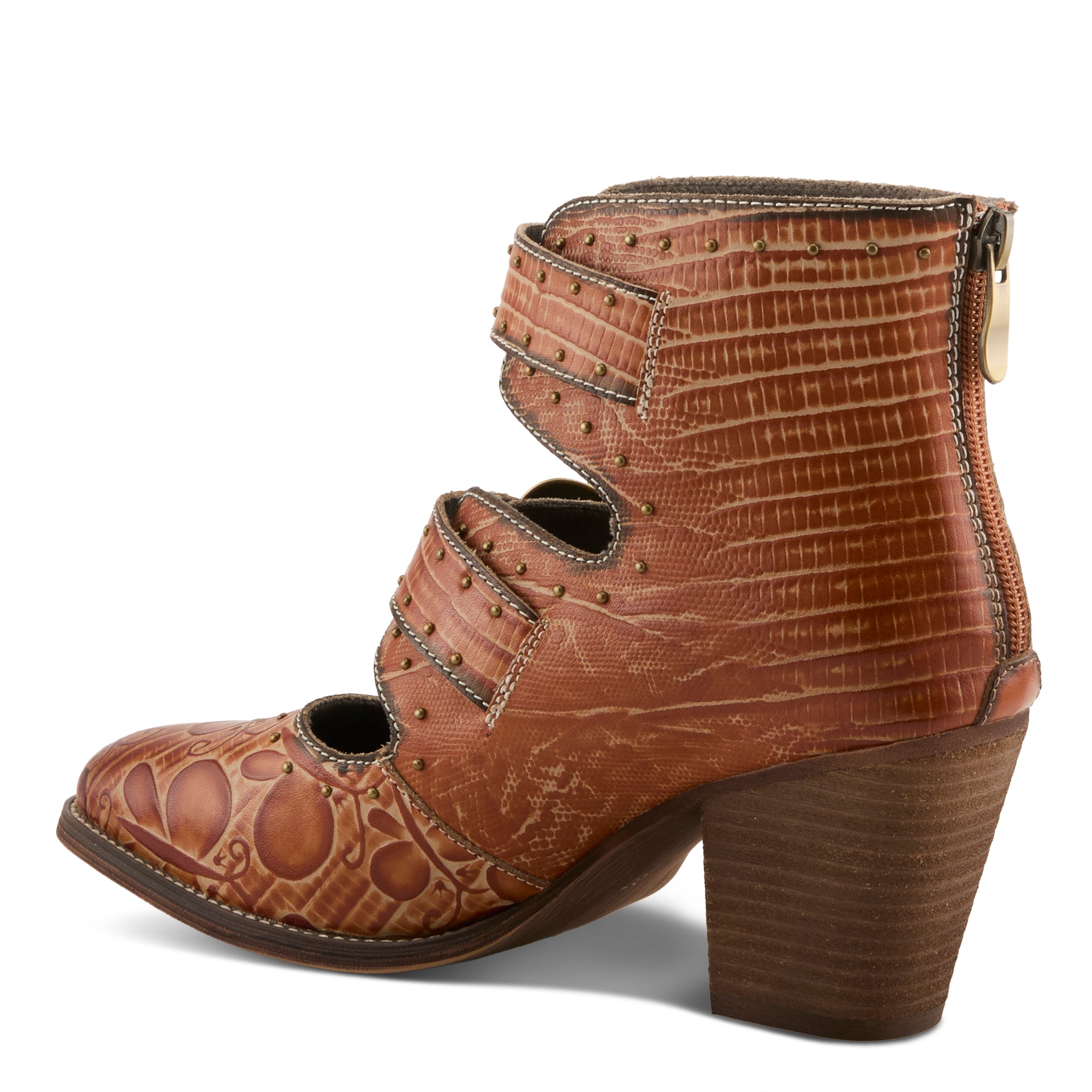 L'Artiste Notched-Nature Boots – Spring Step Shoes