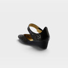Spring Step Nougat Black Mary Jane Shoe