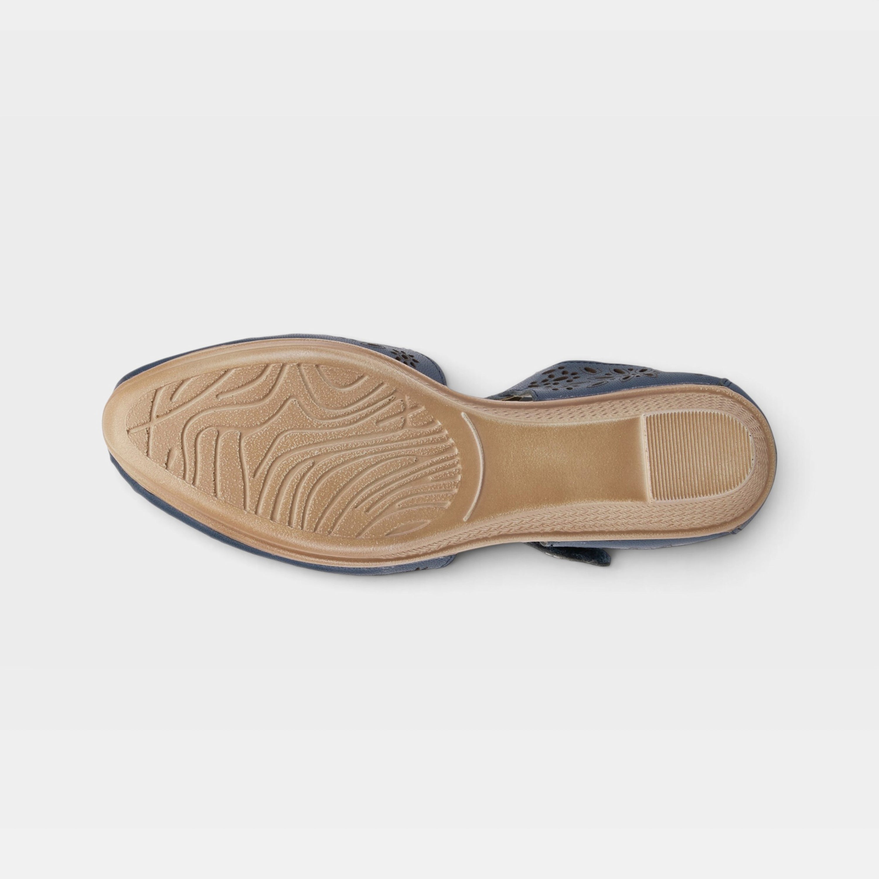 Spring Step Nougat Navy Mary Jane Shoe