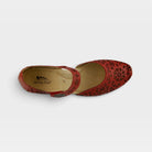 Spring Step Nougat Red Mary Jane Shoe
