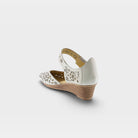 Spring Step Nougat White Mary Jane Shoe