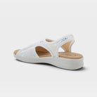 Flexus Nyaman-Crackle Silver Sandal