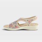 Flexus Nyaman-Floral Beige Multi Sandal