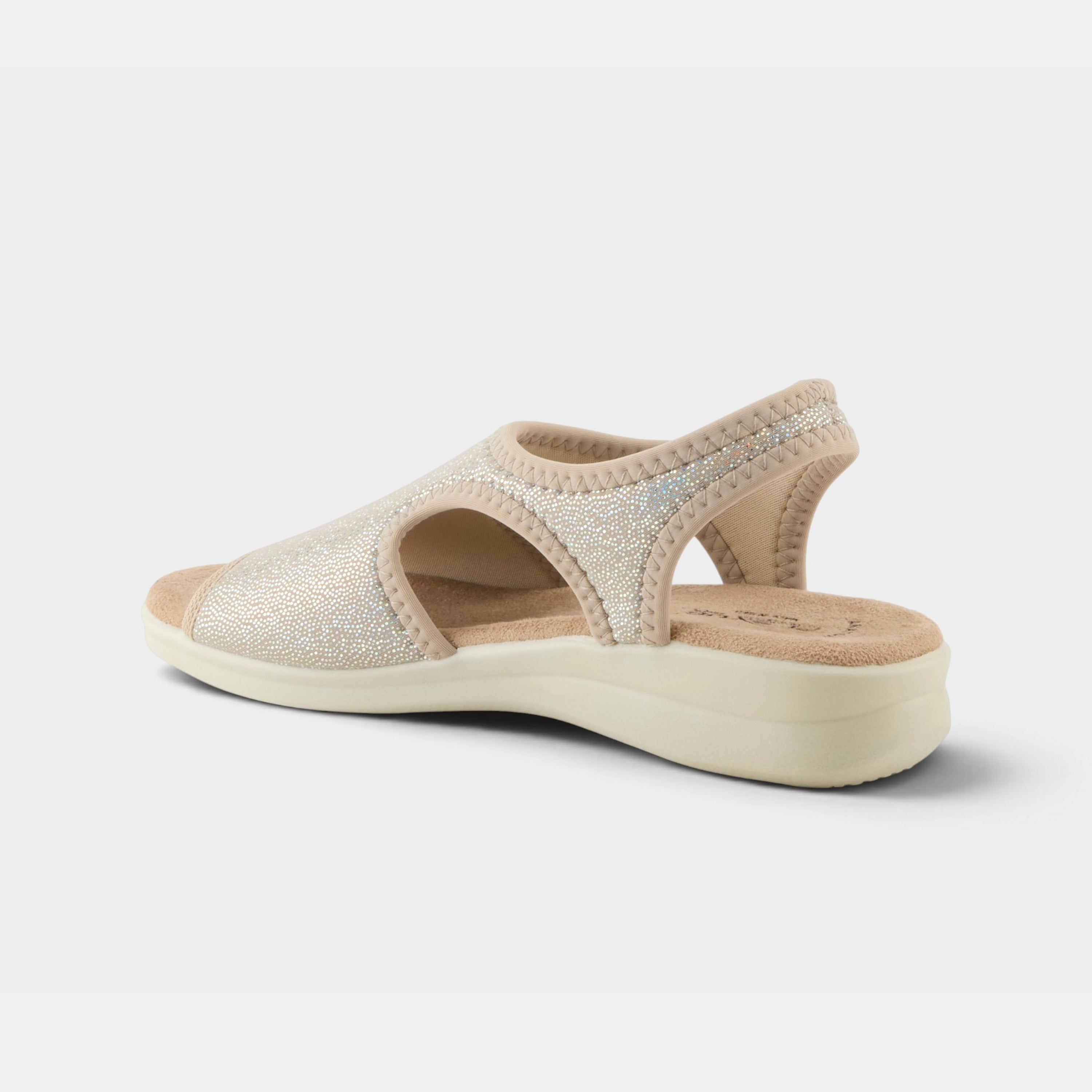 Flexus Nyaman-Pindott Gold Sandal