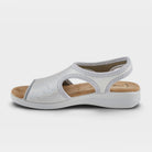 Flexus Nyaman-Pindott Silver/White Sandal
