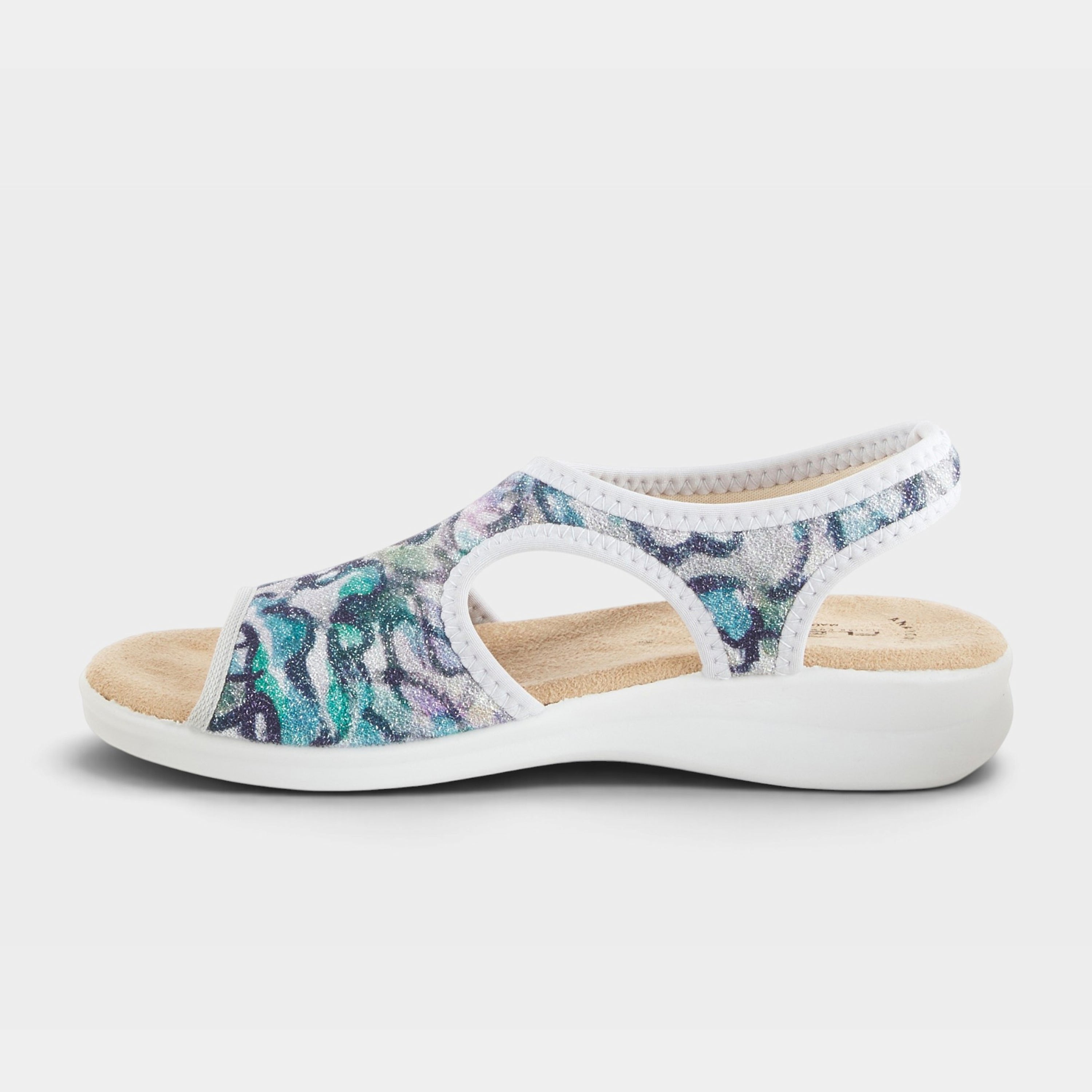 Flexus Nyaman-Swirl Blue Multi Sandal