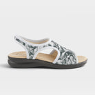 Flexus Nyaman-Swirl Black Multi Sandal