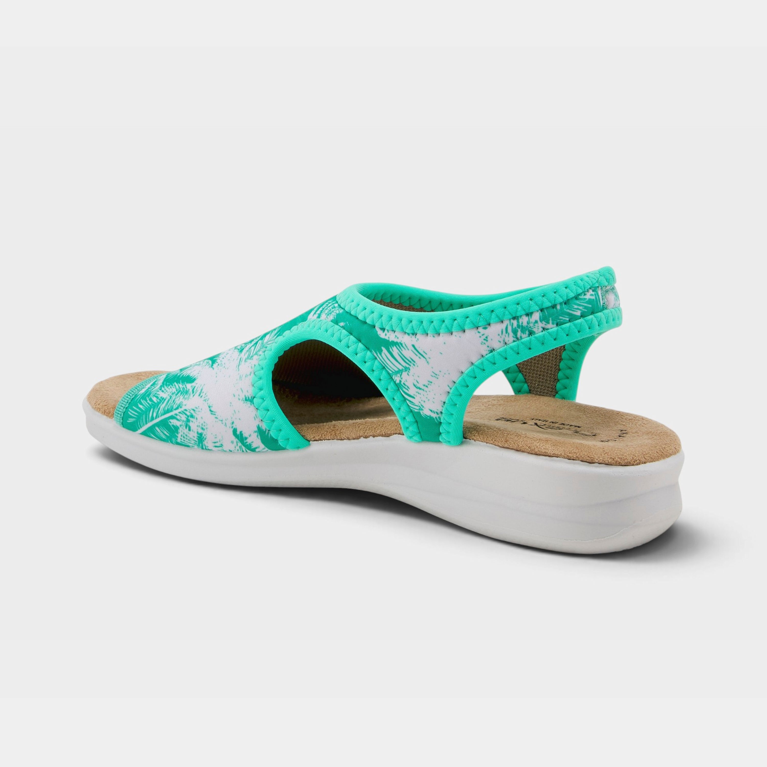 Flexus Nyaman-Tropics Green Sandal