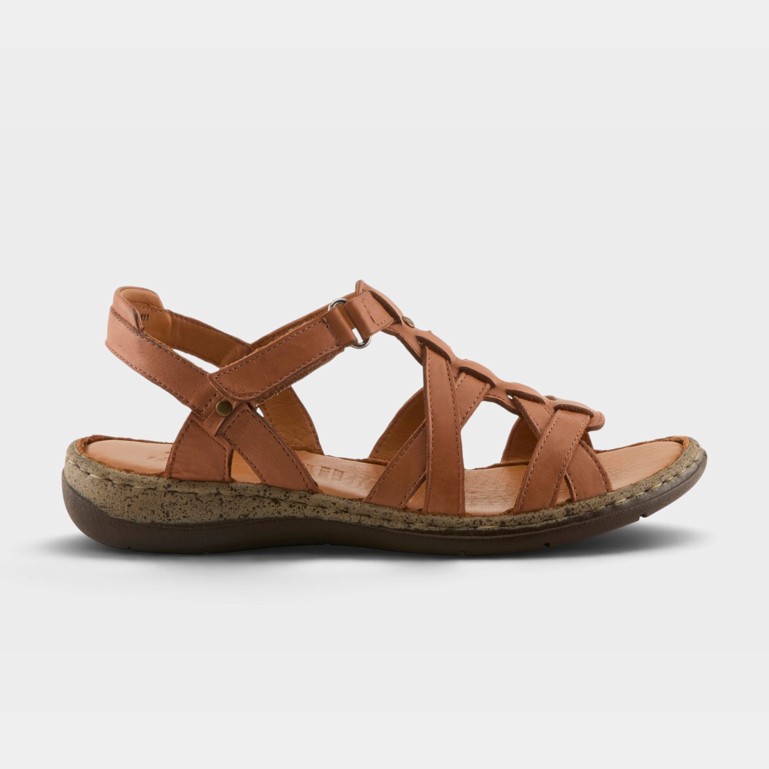 Spring Step Nyxelle Camel Flat Sandal