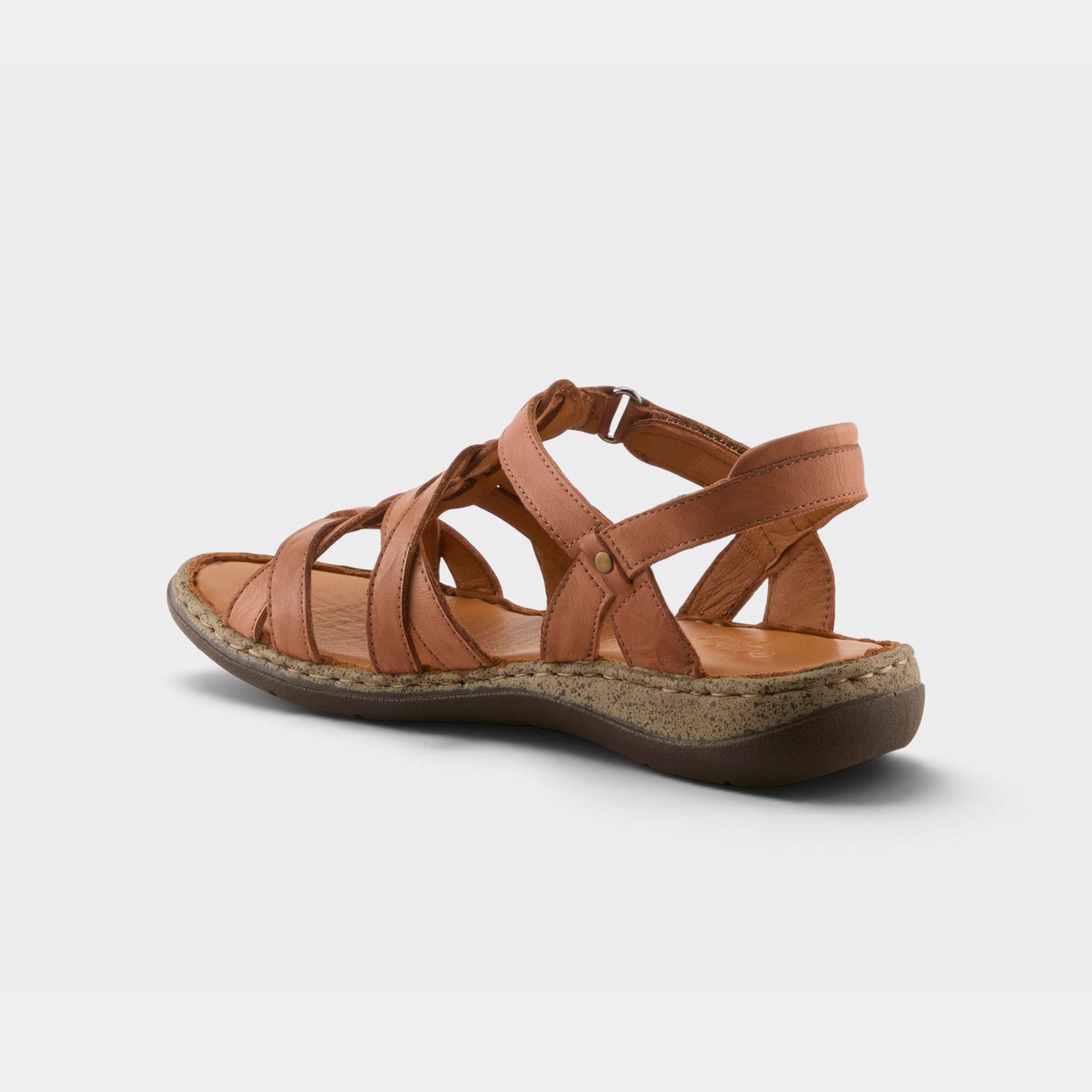 Spring Step Nyxelle Camel Flat Sandal