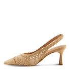Azura Occitania women's sandal in black with raffia upper
