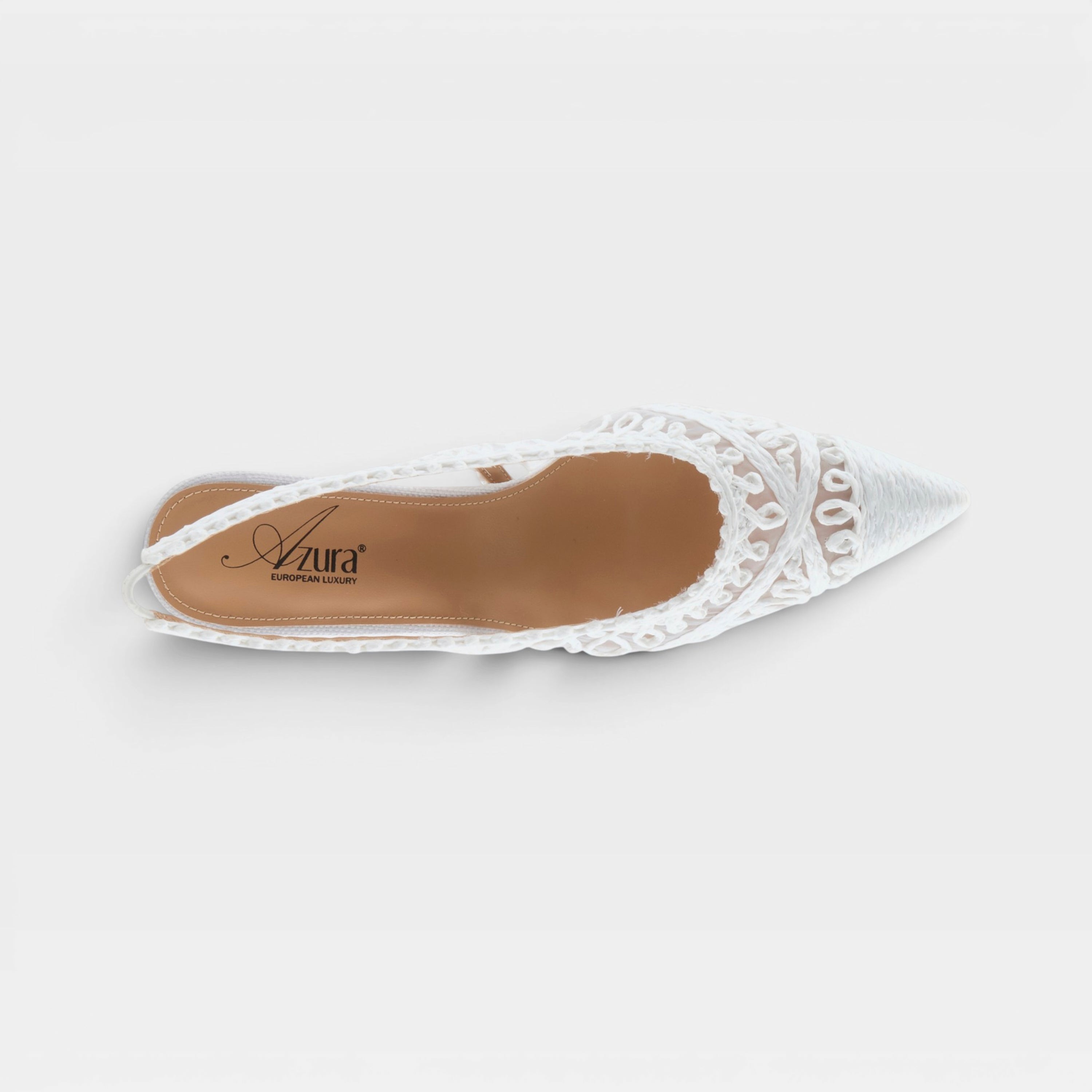Azura Occitania White Sandal