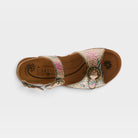L'Artiste Offtrak sandals in Grey Multi, top view