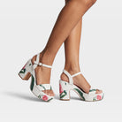 Azura Ohmykay White Sandal