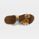 L'Artiste Ohsosweet sandals in Grey Multi, top view