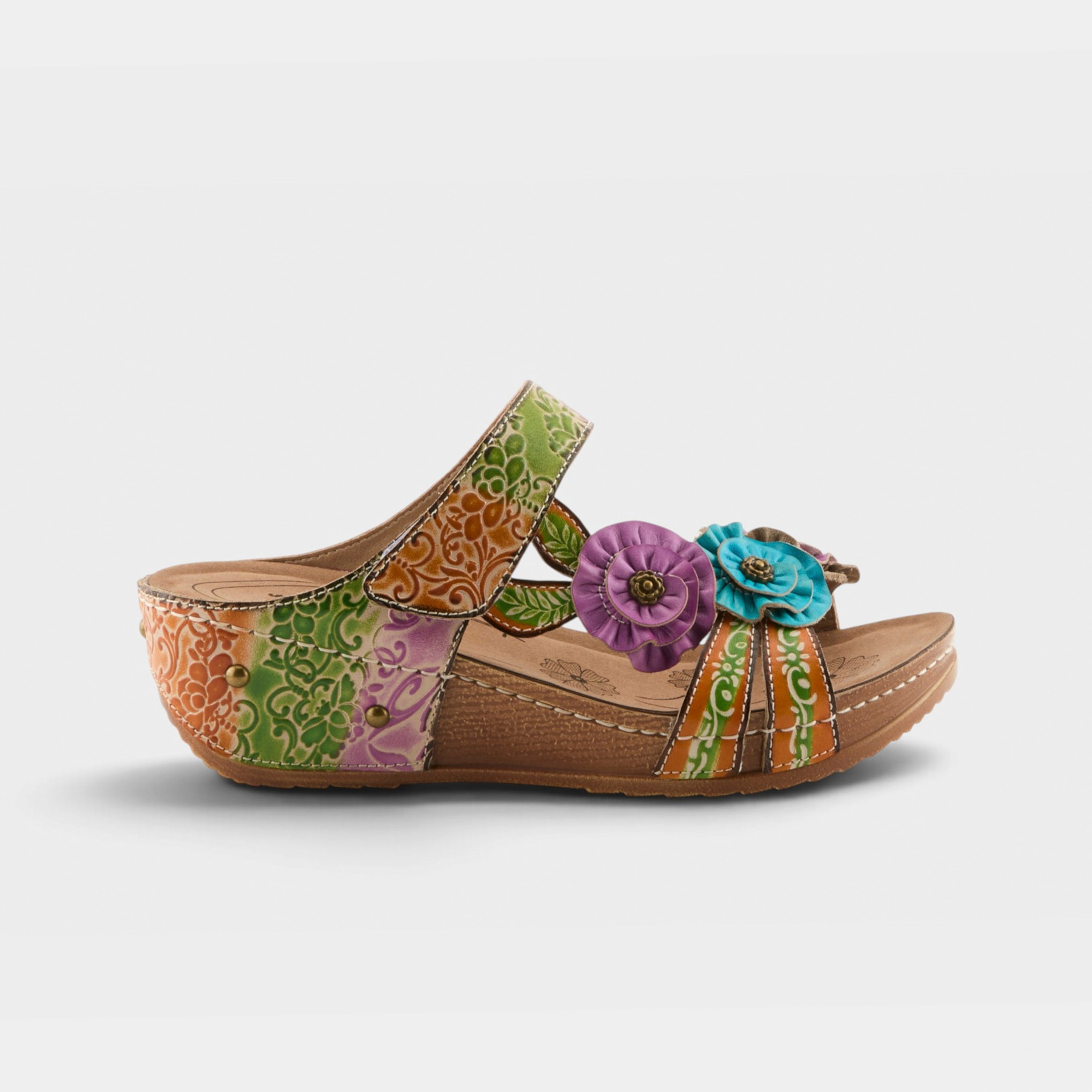 L'Artiste Ohsosweet sandals in Mango Multi, hero view