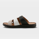 Spring Step Olly Black Multi Slide Sandal