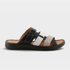 Spring Step Olly Black Multi Slide Sandal
