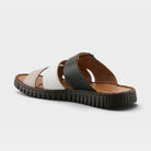 Spring Step Olly Black Multi Slide Sandal