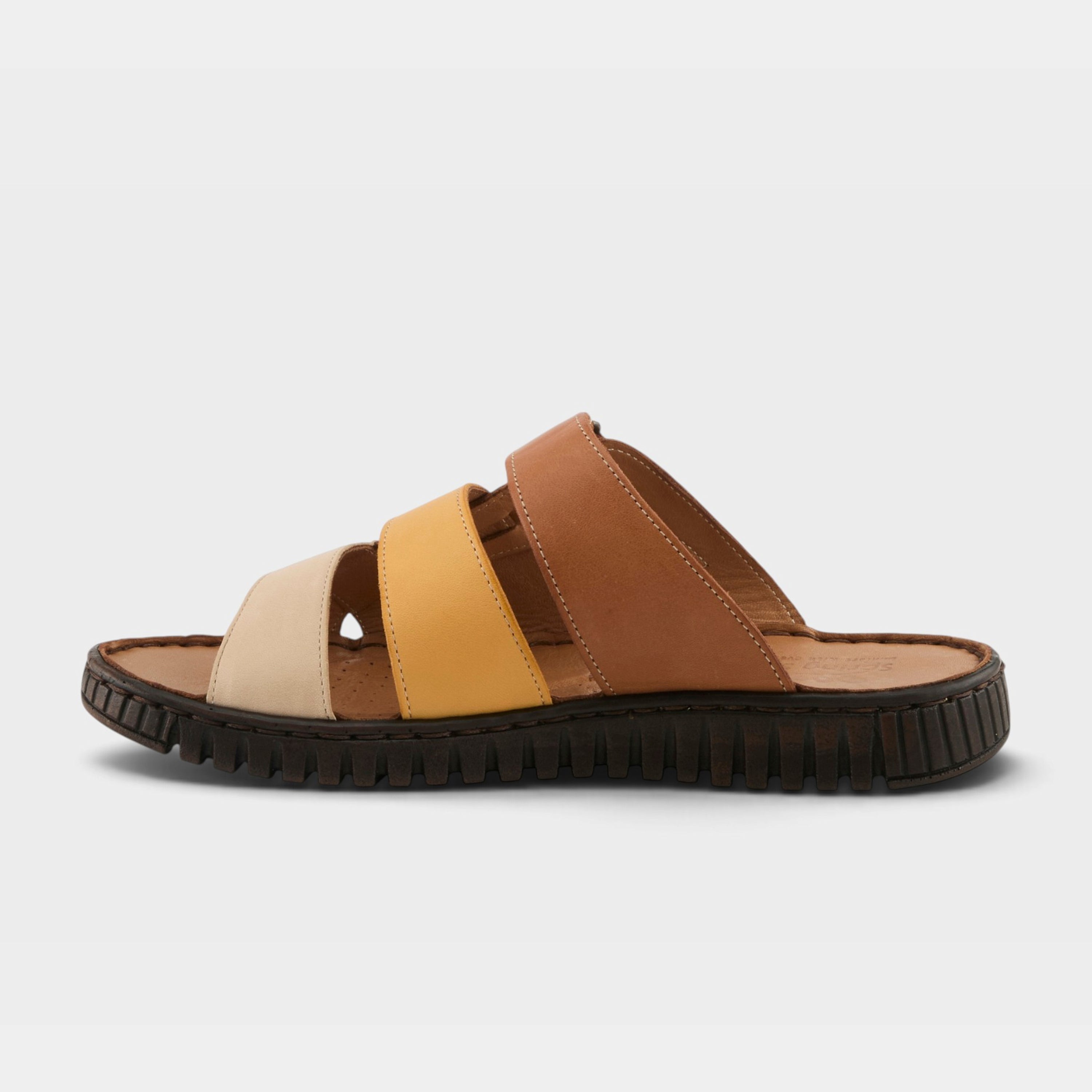 Spring Step Olly Camel Multi Slide Sandal