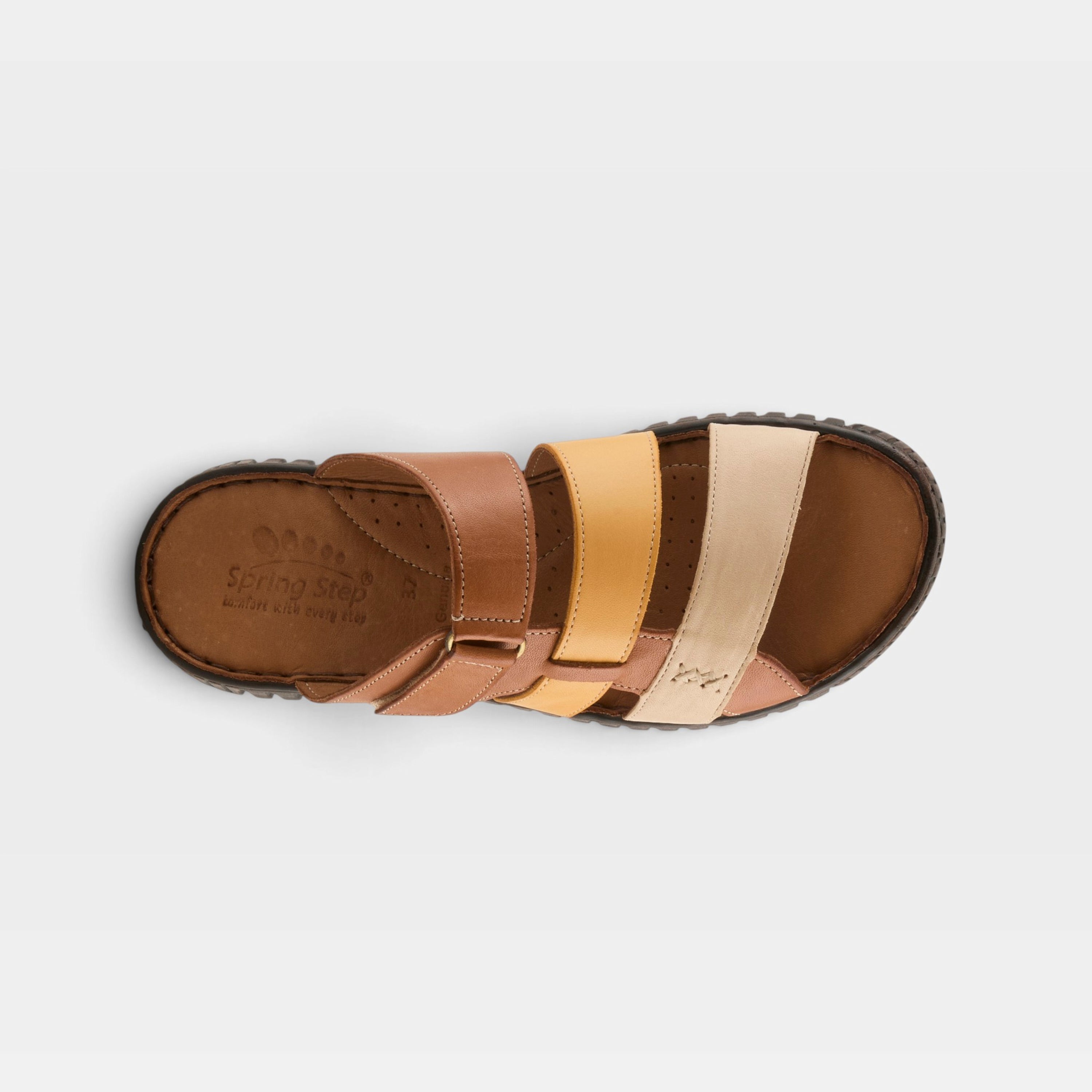Spring Step Olly Camel Multi Slide Sandal