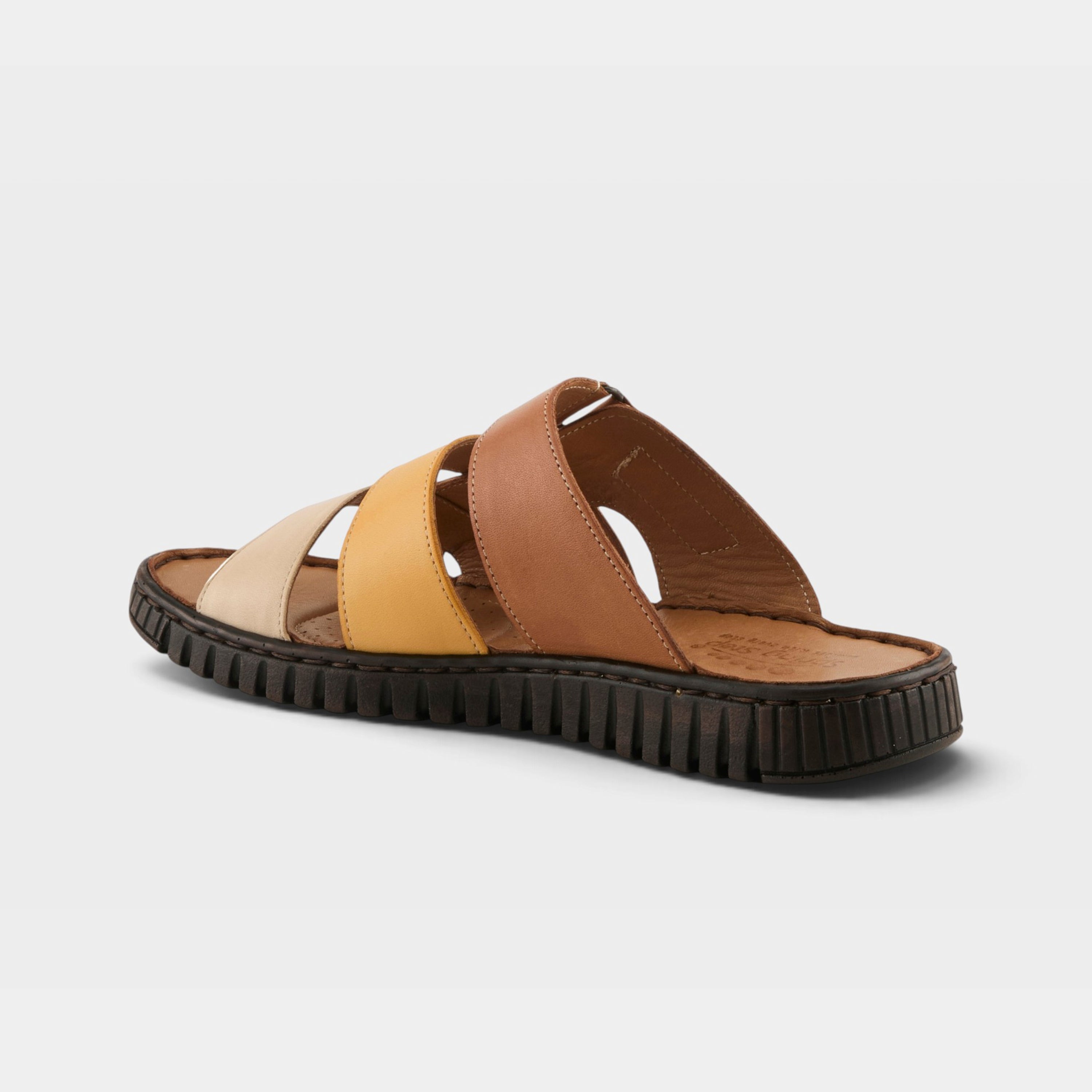 Spring Step Olly Camel Multi Slide Sandal