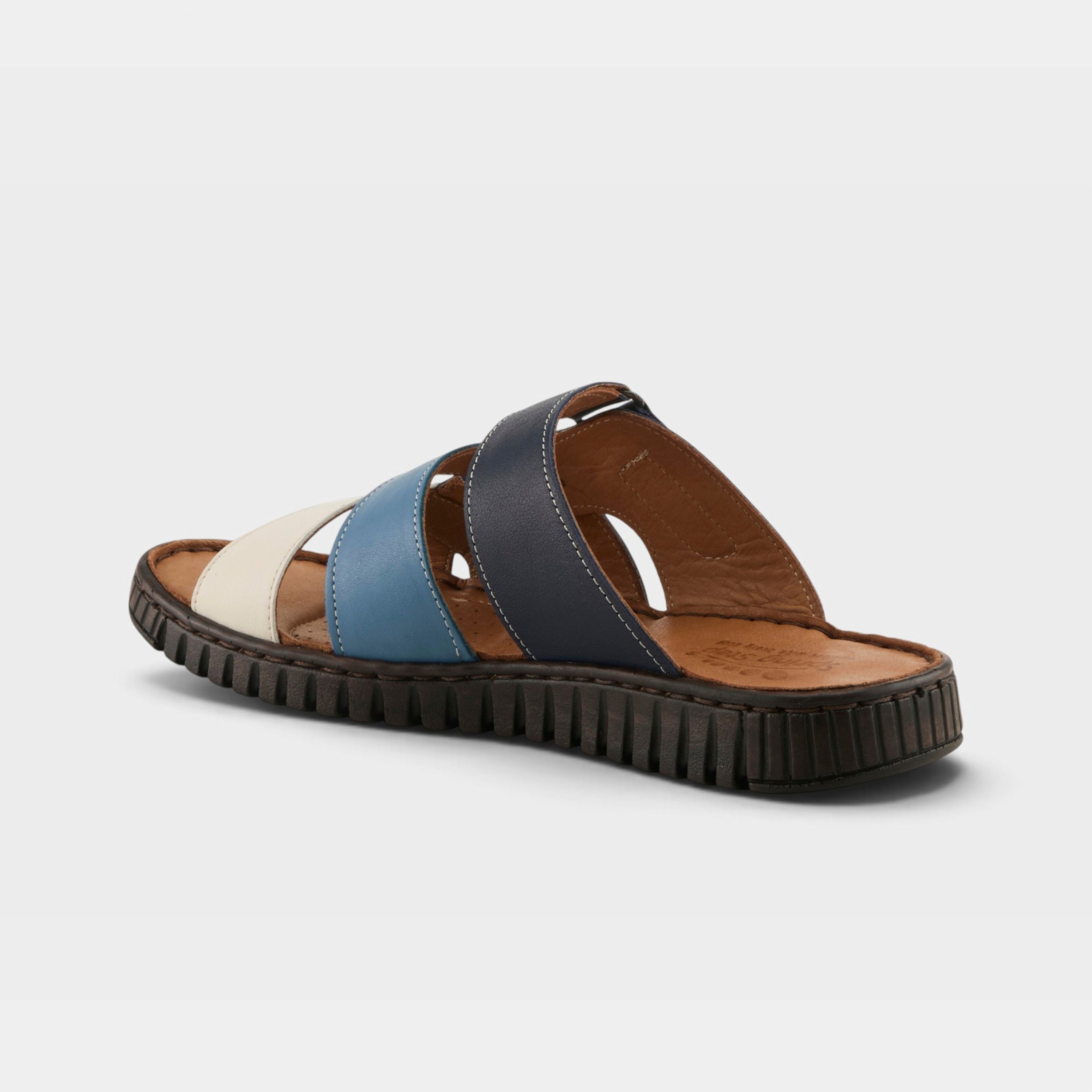 Spring Step Olly Denim Multi Slide Sandal