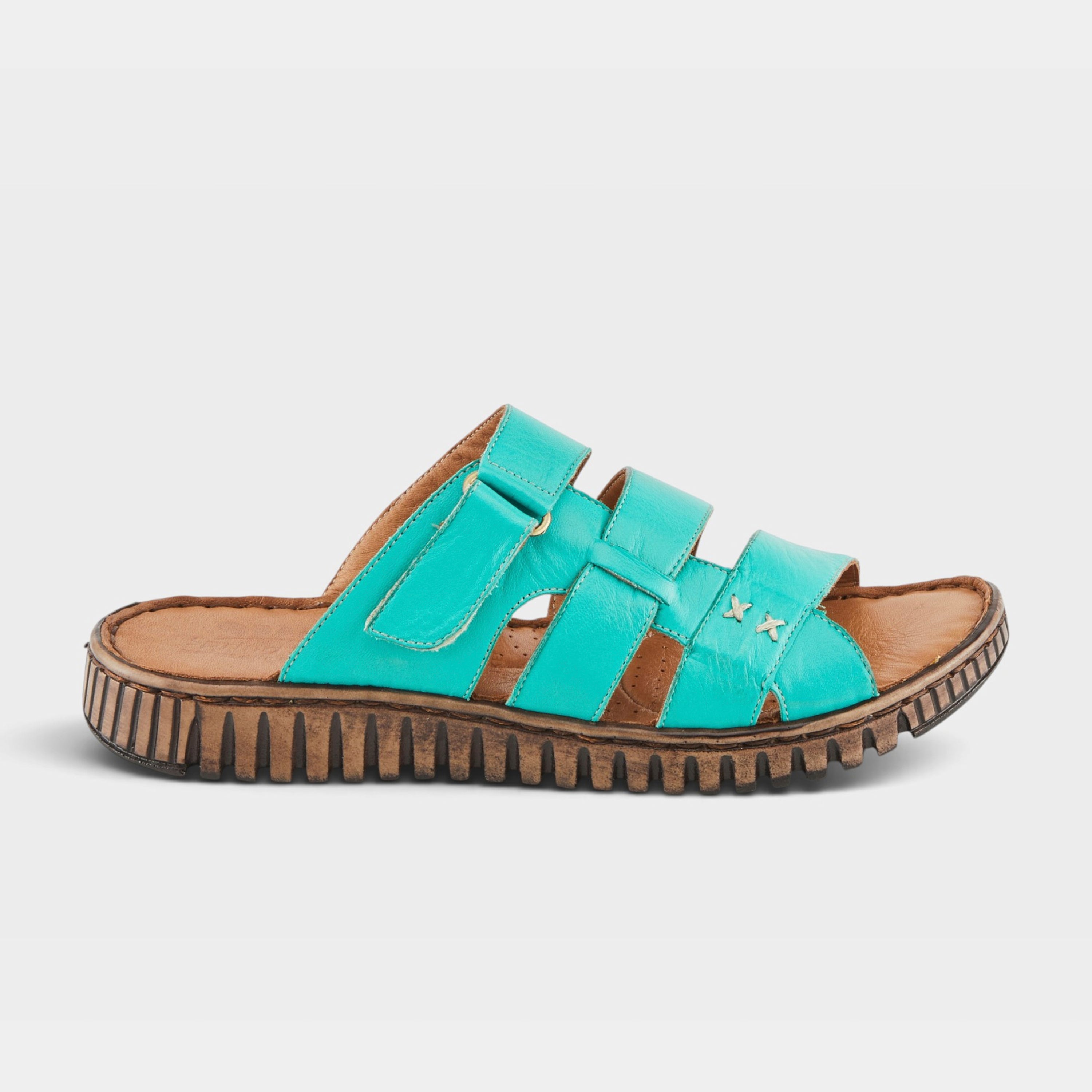 Spring Step Olly Mint Green Slide Sandal
